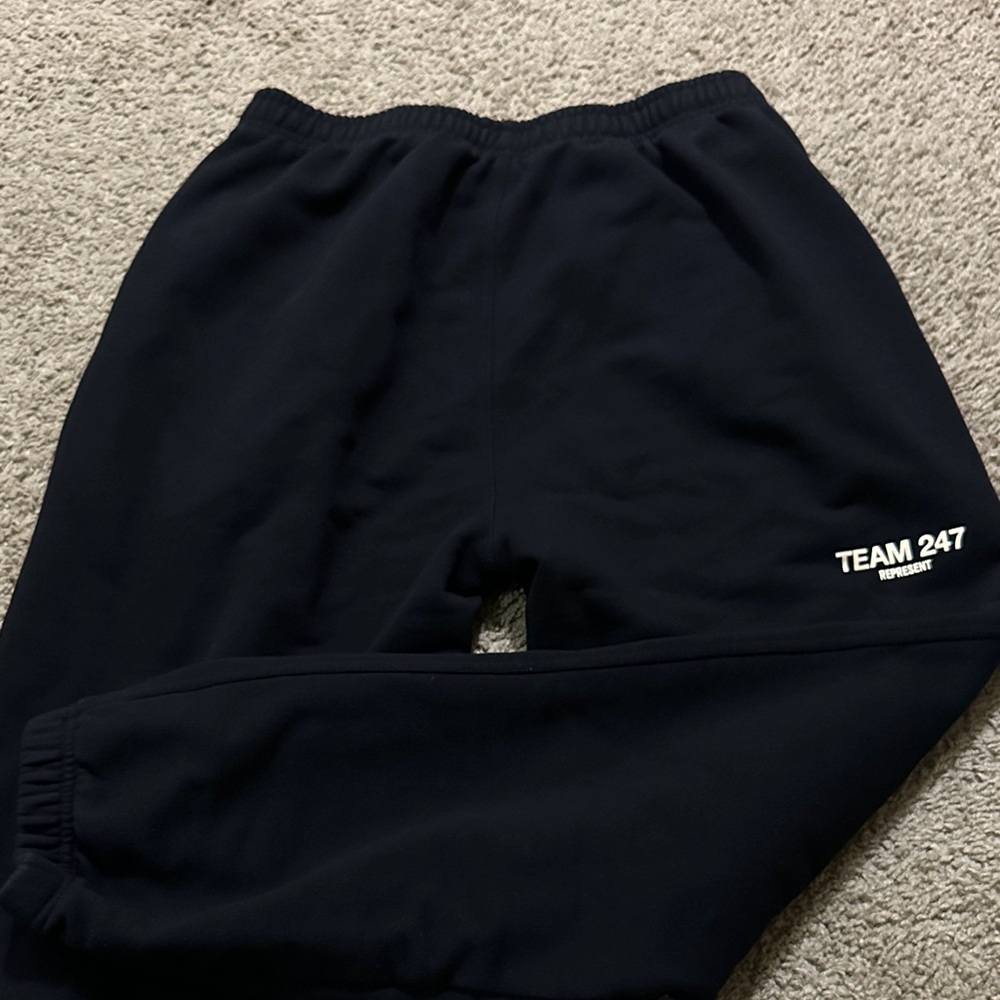 Team 247 Represent Black Drawstring Sweatpants - image 4